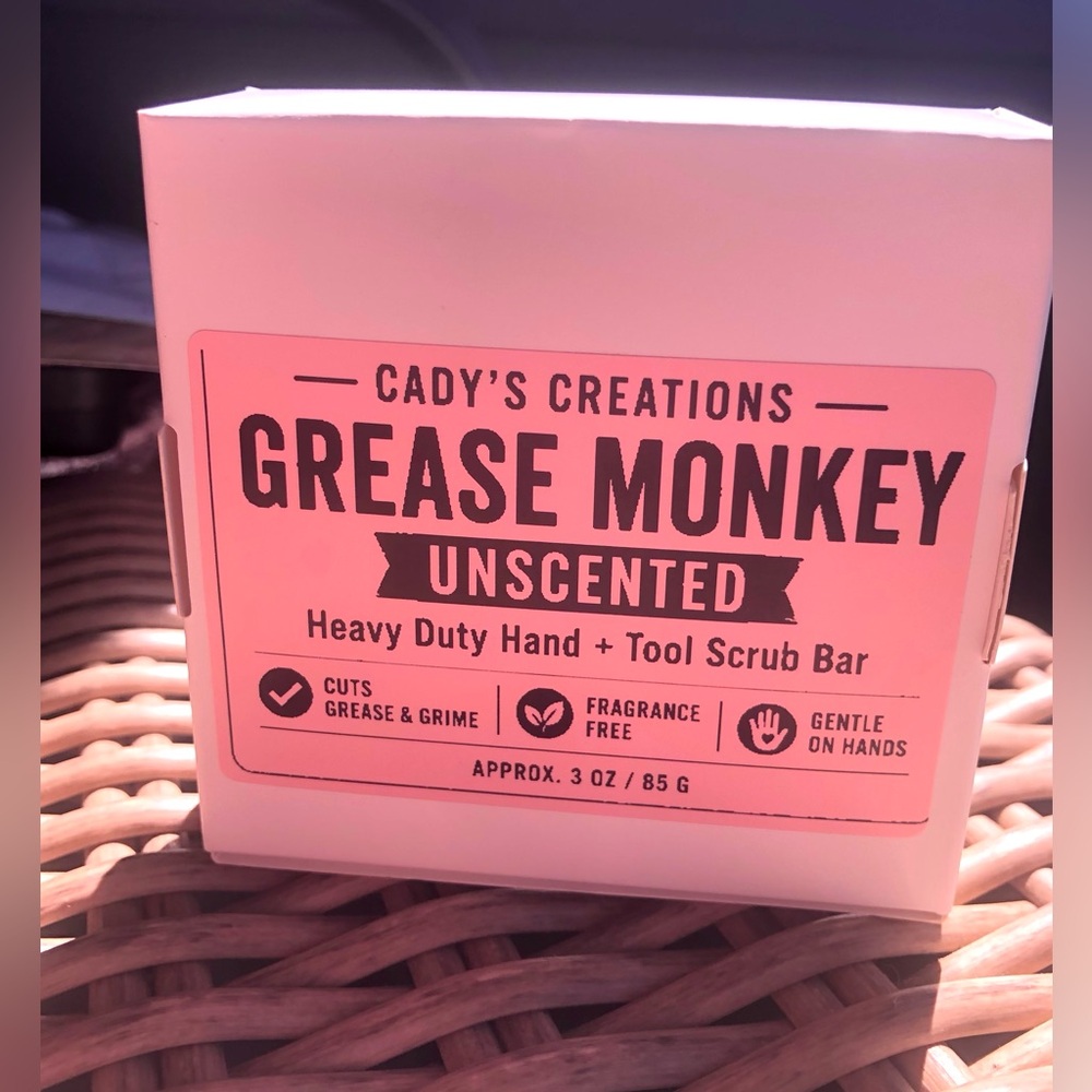Grease Monkey Unscented Heavy Duty Hand & Tool Scrub Bar Mechanics Ranchers Farm